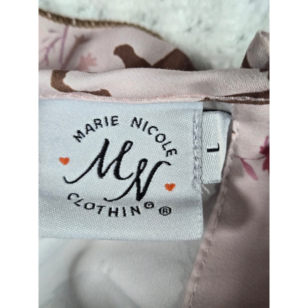 Pink Horse Girls Smocked Western Cowgirl Dress Size L Marie Nicole - Picture 7 of 8